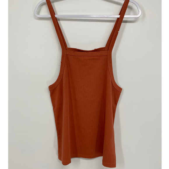 White Crow Womens Catalina Coral Distressed High Neck Tank Top NEW Size Medium - Picture 2 of 11